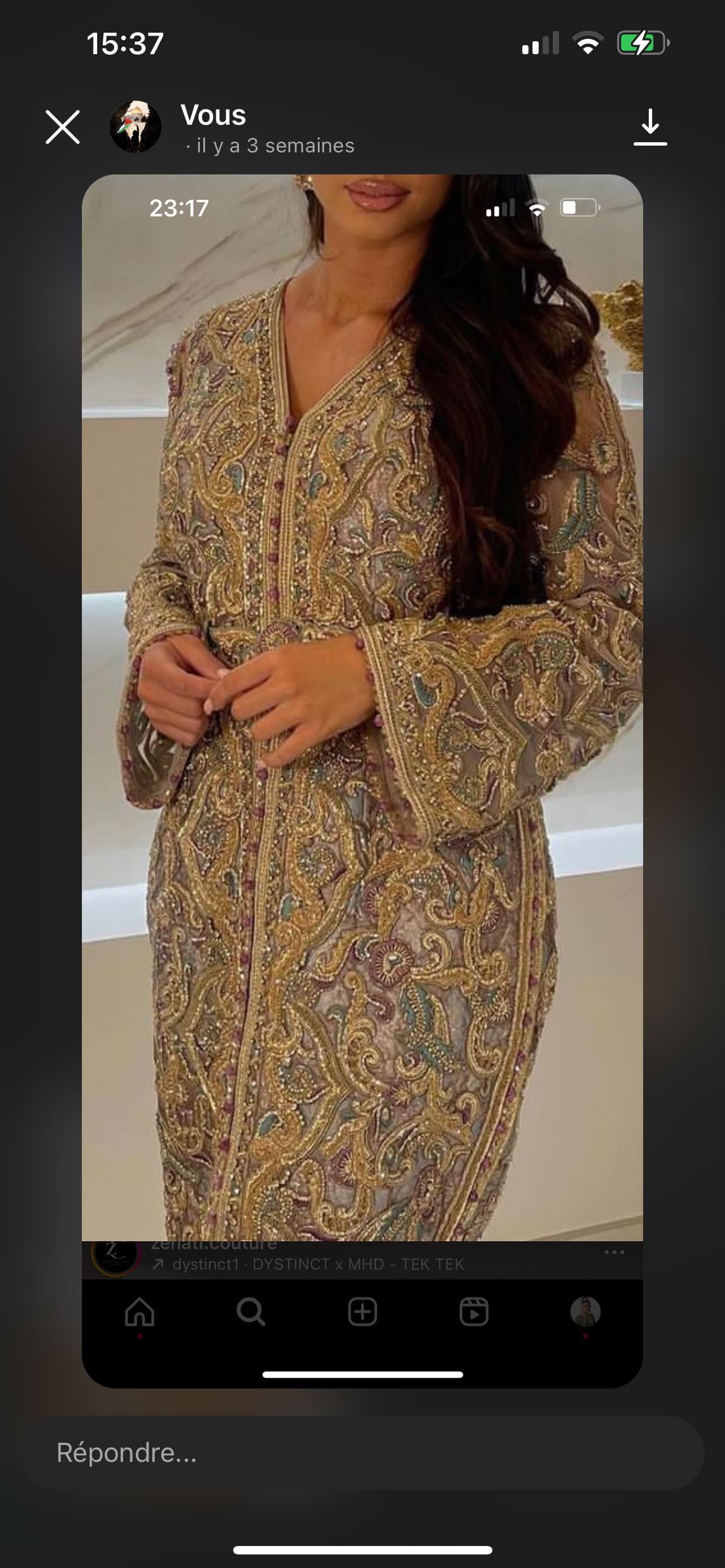 Caftan court Sophia