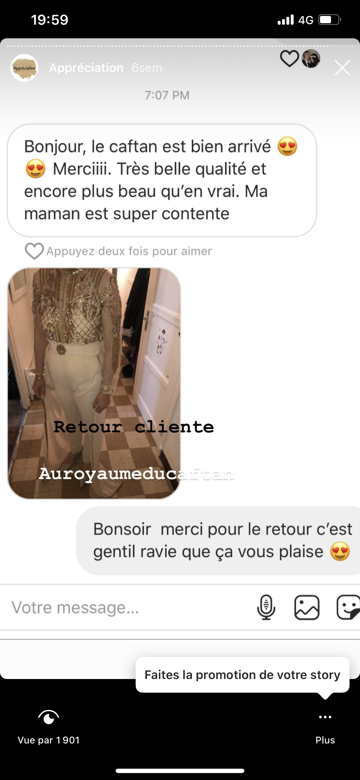 Combinaison caftan