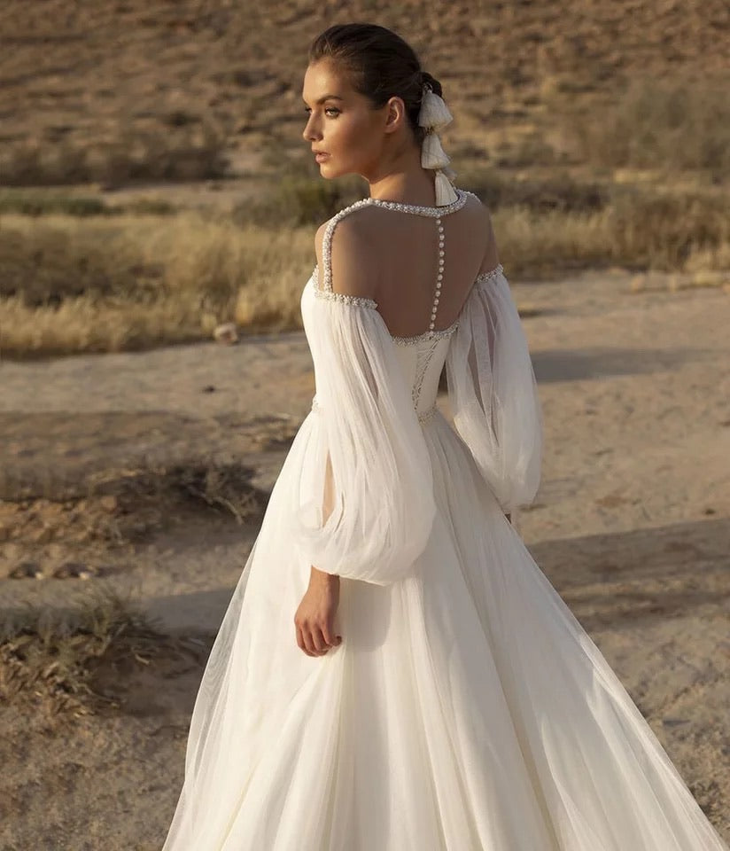 Robe de mariée bohème