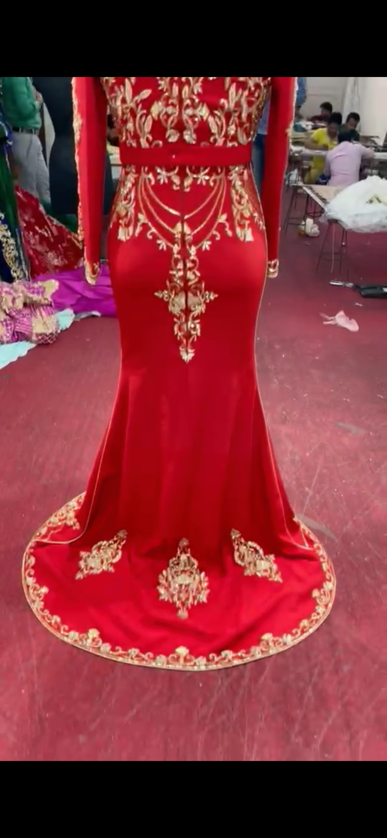 Caftan sirène cerine