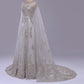 Robe cape dentelle