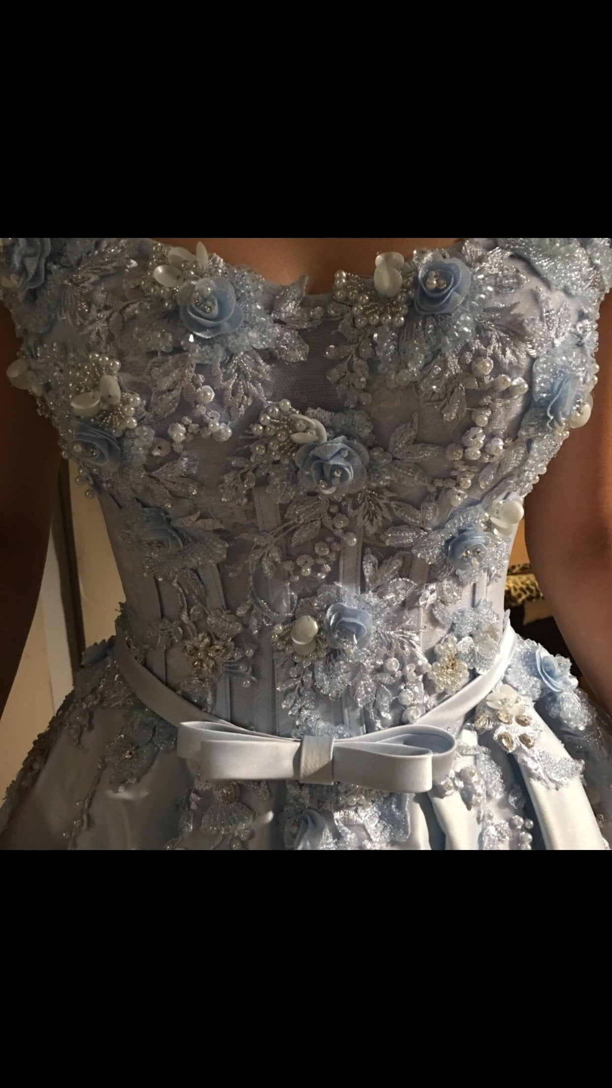 Robe fleurs 3d princesse