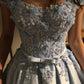 Robe fleurs 3d princesse