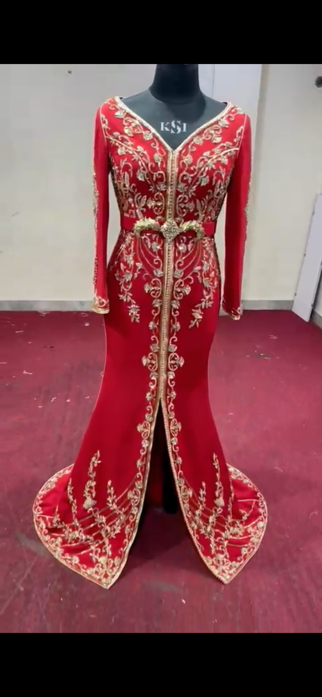 Caftan sirène cerine