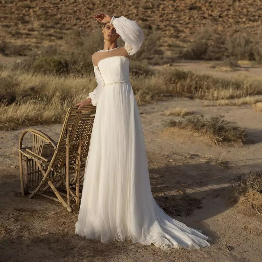 Robe de mariée bohème