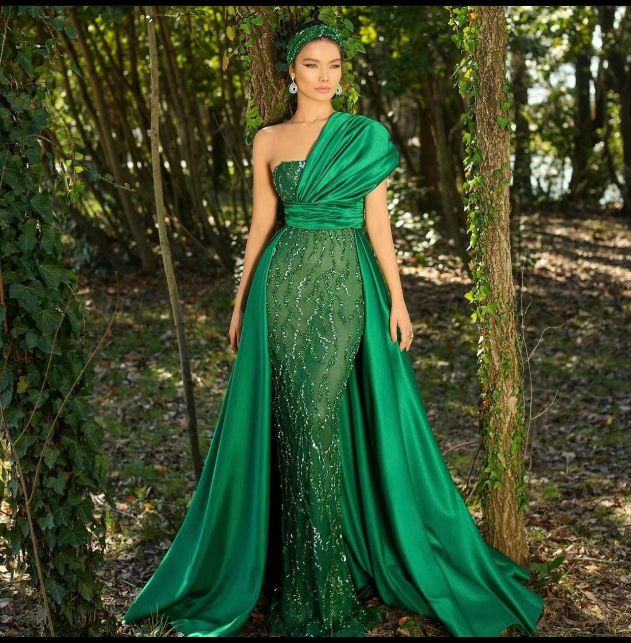 Robe émeraude